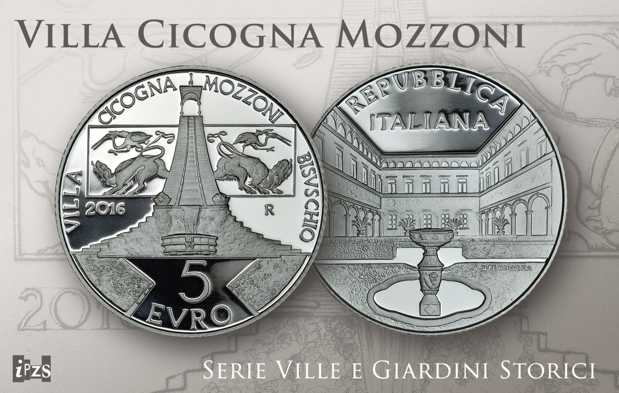 Numismatica, Serie Ville e Giardini Storici: conio d'argento incornicia il capolavoro rinascimentale